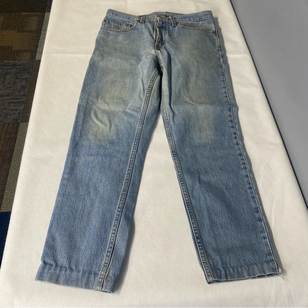Vintage Levis 512 Jeans Men 32x27.5 Blue Slim For Tapered Leg 90s Y2K